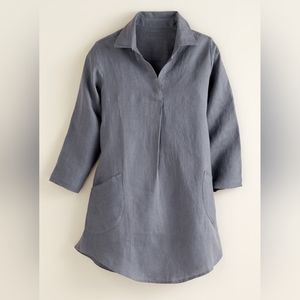 Petalura - Majorca European Linen Pocket Tunic